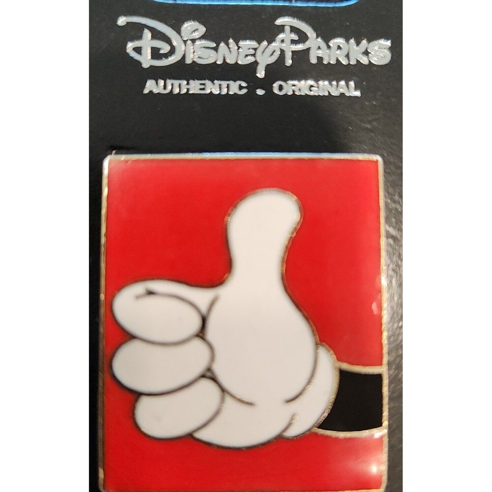 Disney Trading Pin Mickey Mouse Gloved Thumbs Up‎